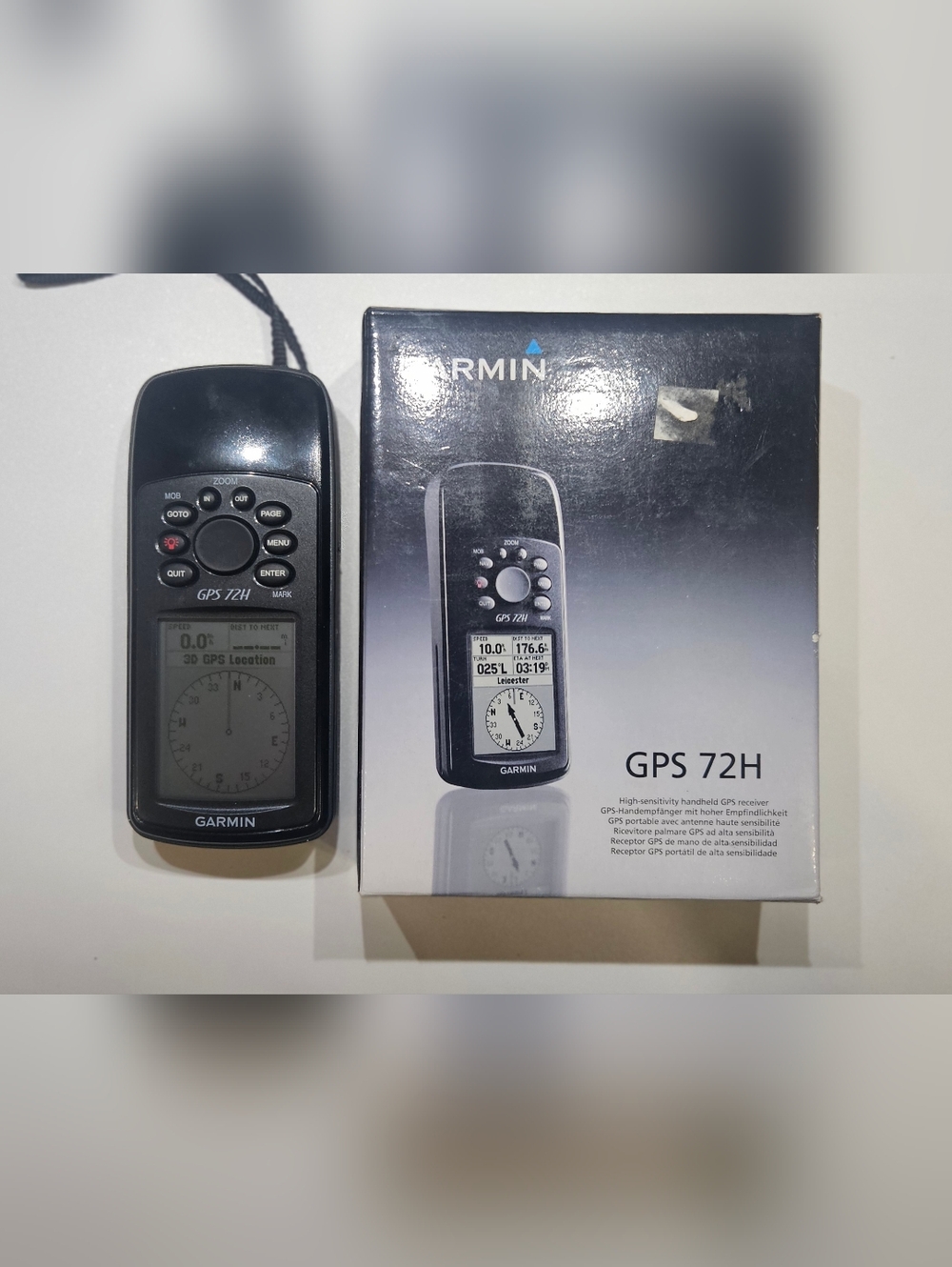 Garmin GPS 72H Marine Personal Navigator Handheld GPS